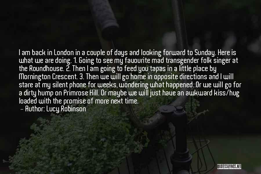 Going Back On Time Quotes By Lucy Robinson
