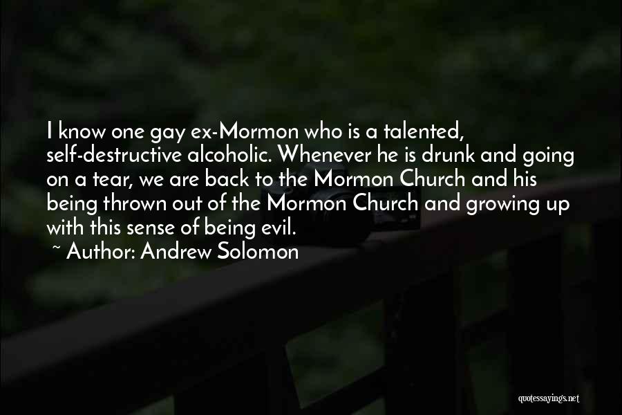 Going Back To Church Quotes By Andrew Solomon
