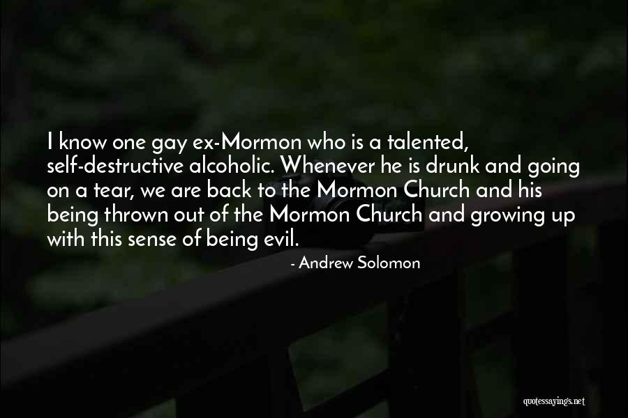 Going Back To Church Quotes By Andrew Solomon