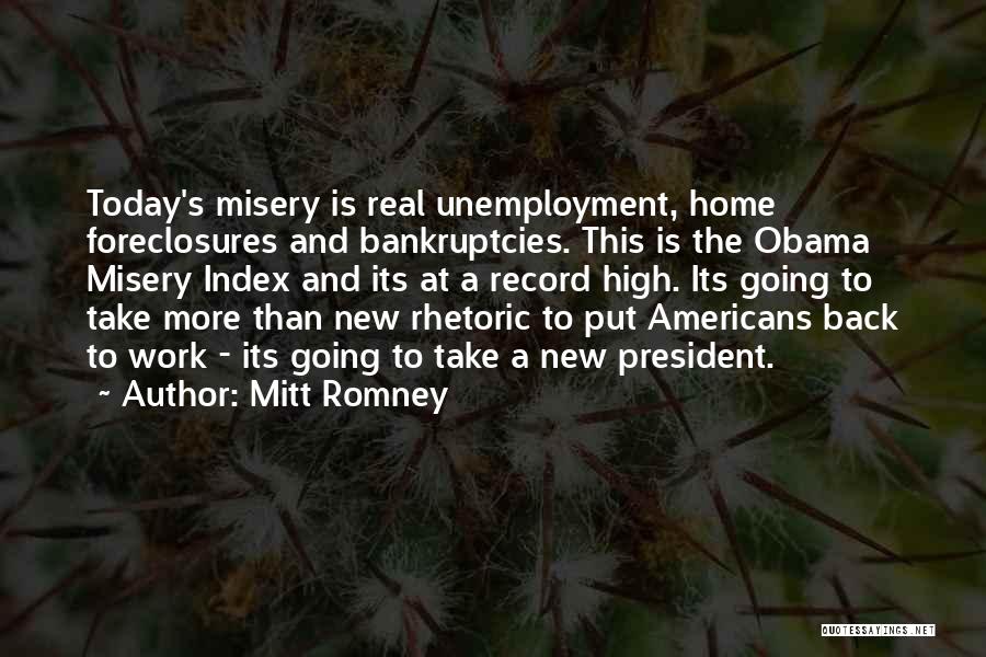 Going Back To Home Quotes By Mitt Romney