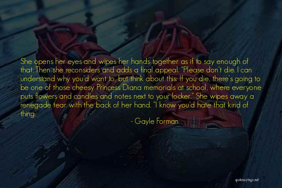 Going Back To School Quotes By Gayle Forman Going Back To School Quotes By Gayle Forman