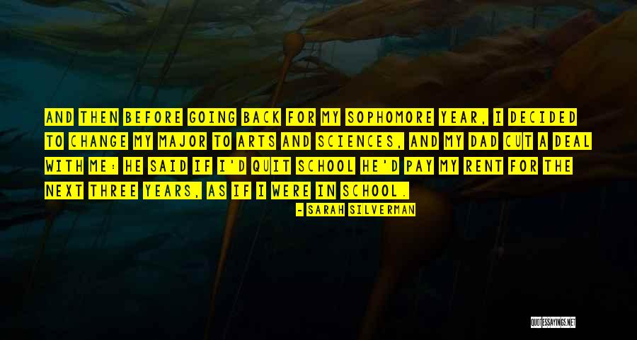 Going Back To School Quotes By Sarah Silverman Going Back To School Quotes By Sarah Silverman
