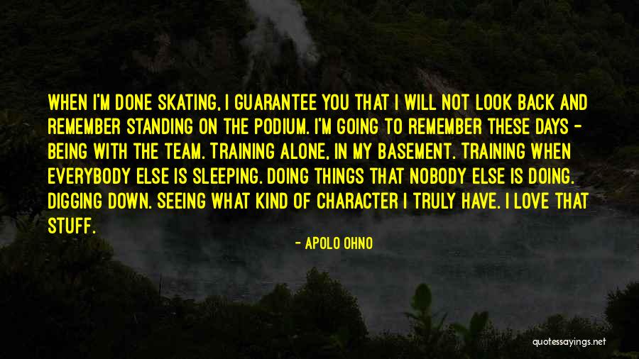 Going Back To Sleep Quotes By Apolo Ohno