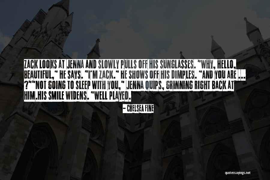 Going Back To Sleep Quotes By Chelsea Fine