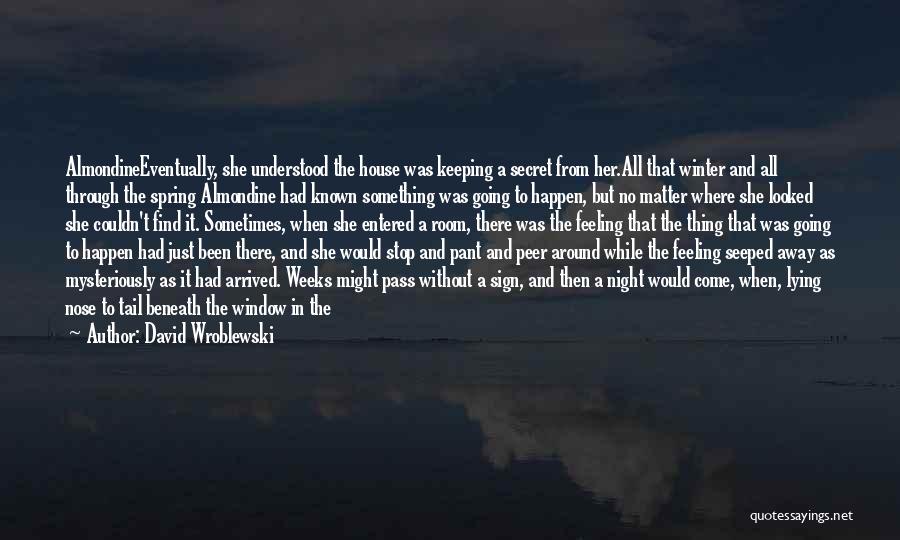 Going Back To Sleep Quotes By David Wroblewski