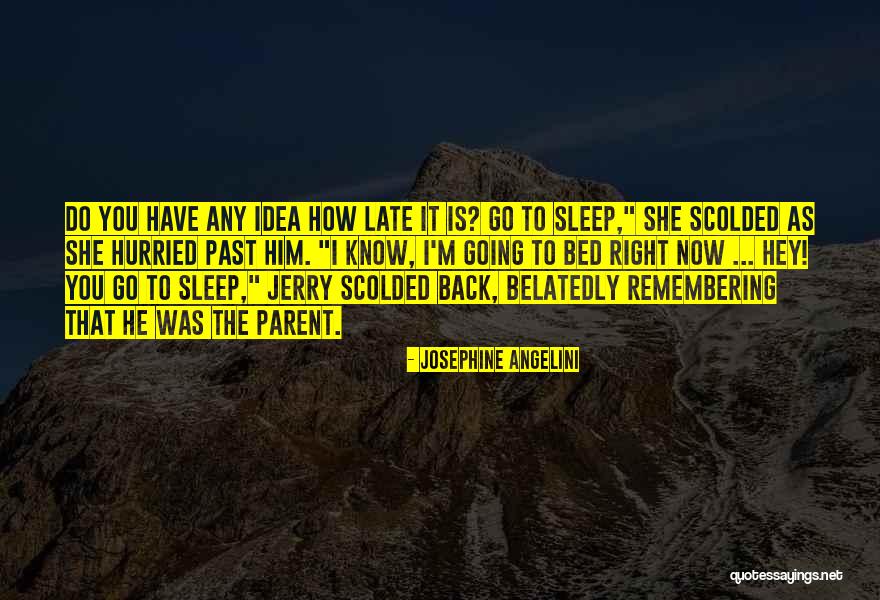 Going Back To Sleep Quotes By Josephine Angelini