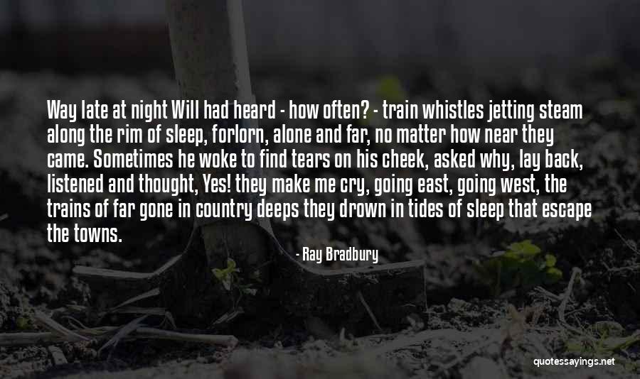 Going Back To Sleep Quotes By Ray Bradbury