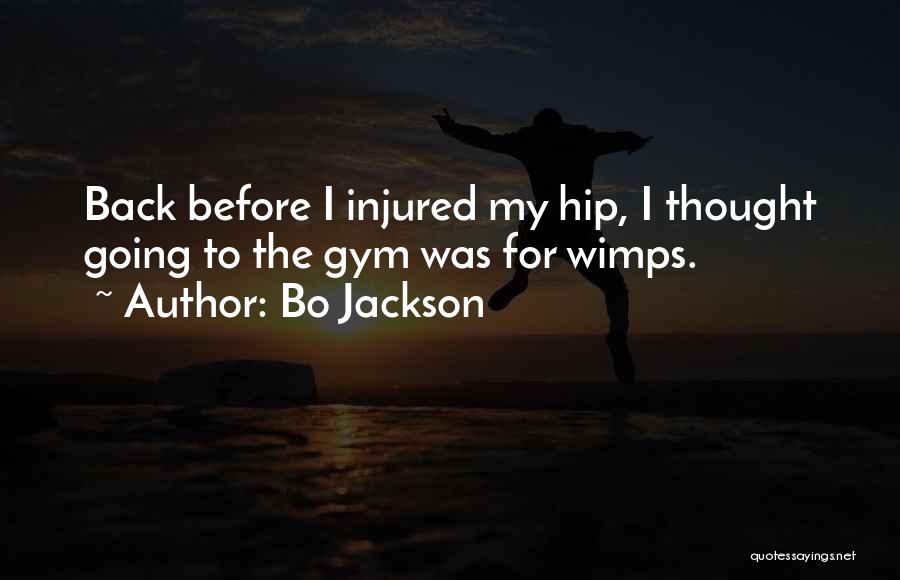 Going Back To The Gym Quotes By Bo Jackson