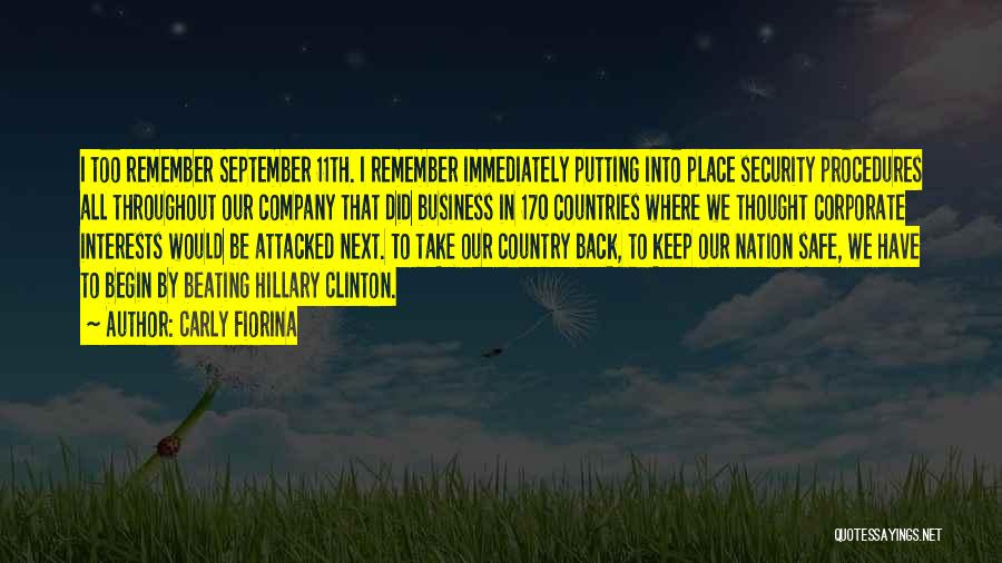 Going Back To Your Country Quotes By Carly Fiorina