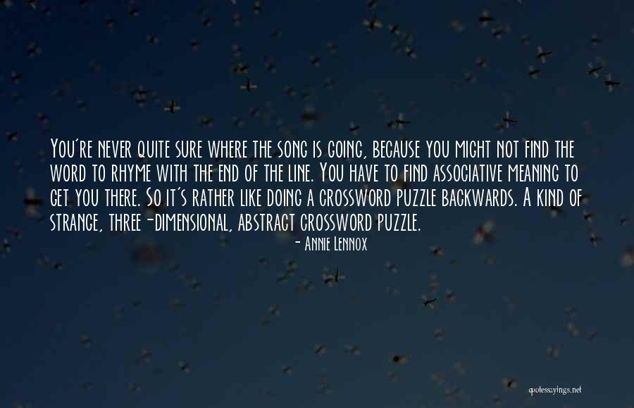 Going Backwards Quotes By Annie Lennox Going Backwards Quotes By Annie Lennox