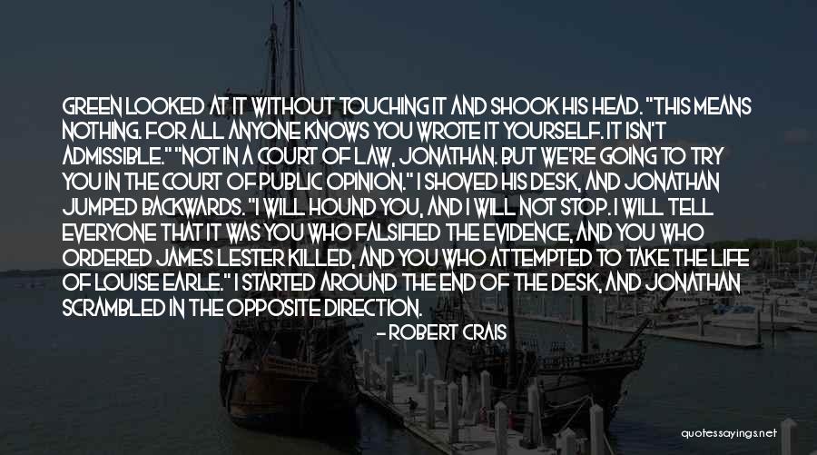 Going Backwards Quotes By Robert Crais Going Backwards Quotes By Robert Crais