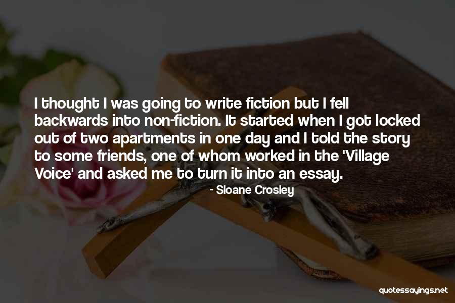 Going Backwards Quotes By Sloane Crosley Going Backwards Quotes By Sloane Crosley