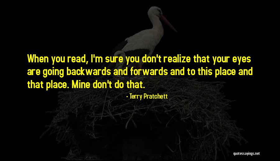 Going Backwards Quotes By Terry Pratchett Going Backwards Quotes By Terry Pratchett