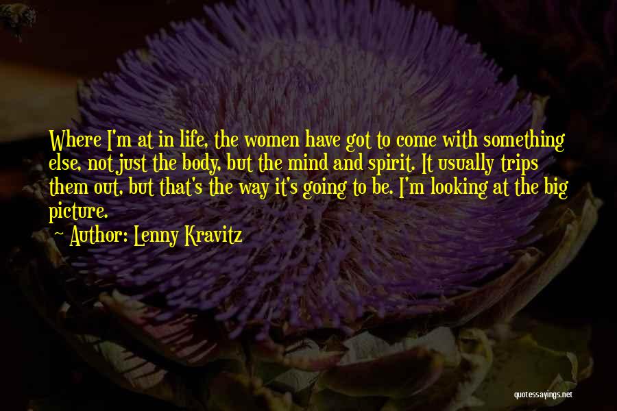Going Big In Life Quotes By Lenny Kravitz
