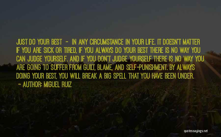 Going Big In Life Quotes By Miguel Ruiz