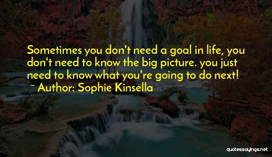 Going Big In Life Quotes By Sophie Kinsella