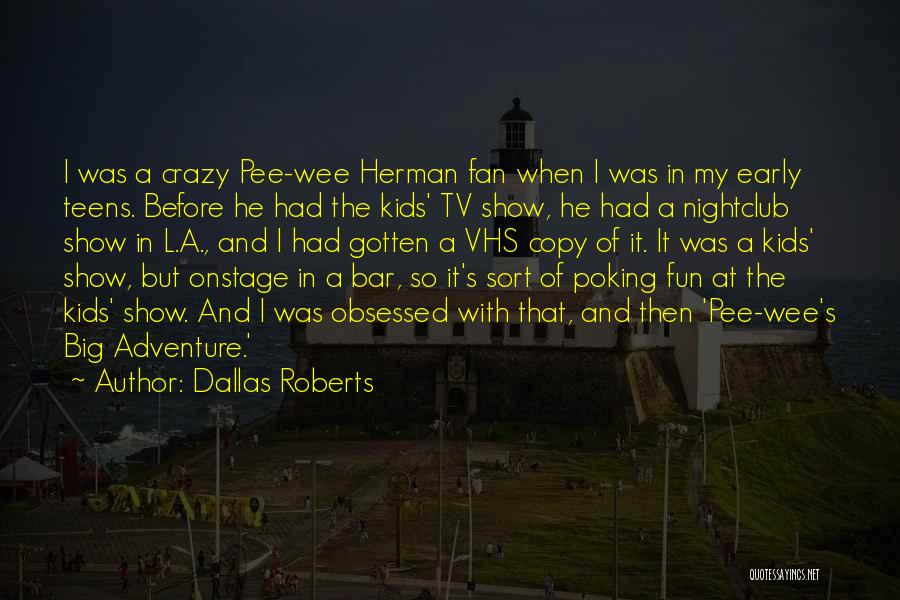 Going Crazy And Having Fun Quotes By Dallas Roberts