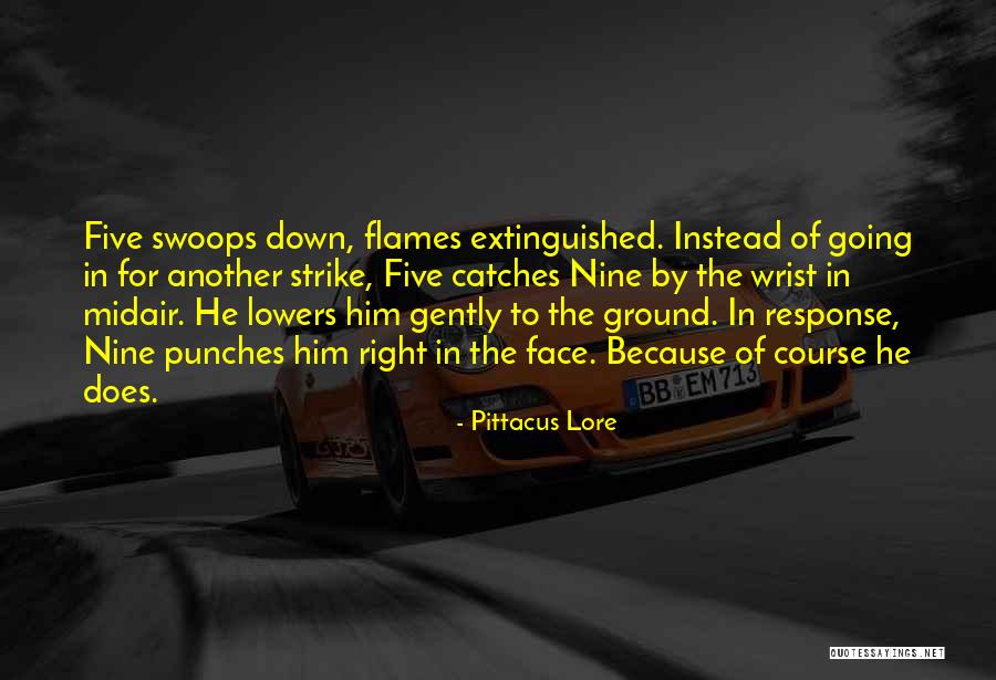 Going Down In Flames Quotes By Pittacus Lore