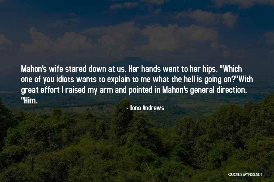 Going Down On Her Quotes By Ilona Andrews Going Down On Her Quotes By Ilona Andrews