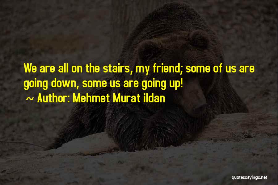 Going Down Stairs Quotes By Mehmet Murat Ildan