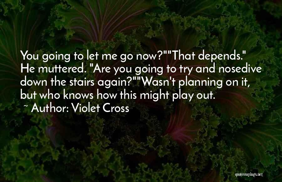Going Down Stairs Quotes By Violet Cross