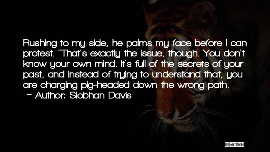 Going Down The Wrong Path Quotes By Siobhan Davis