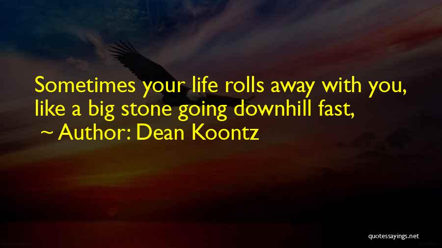 Going Downhill In Life Quotes By Dean Koontz