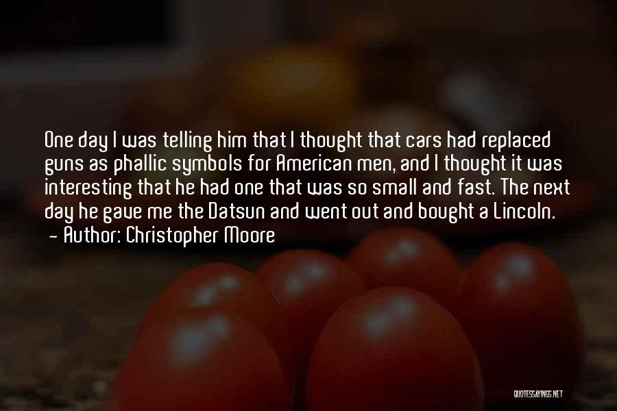 Going Fast In Cars Quotes By Christopher Moore