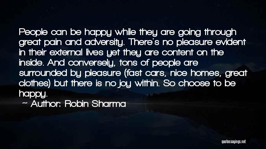 Going Fast In Cars Quotes By Robin Sharma