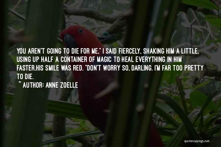 Going Faster Quotes By Anne Zoelle