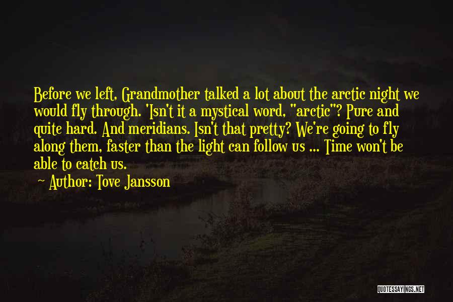 Going Faster Quotes By Tove Jansson