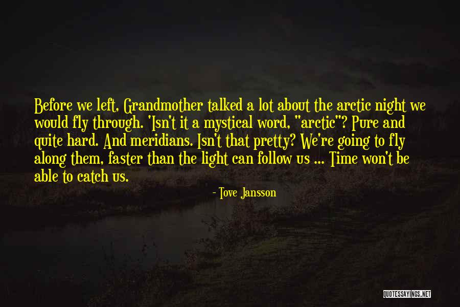 Going Faster Quotes By Tove Jansson Going Faster Quotes By Tove Jansson