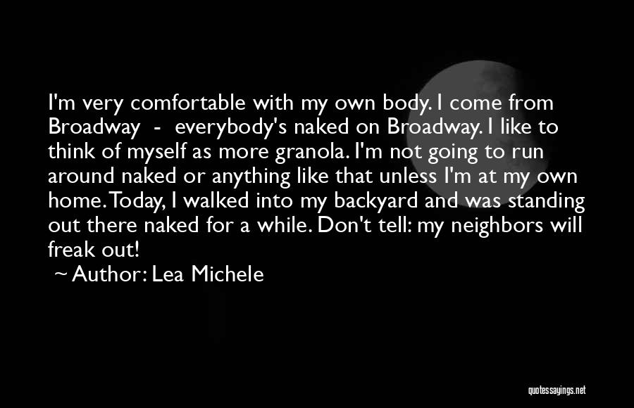 Going For A Run Quotes By Lea Michele