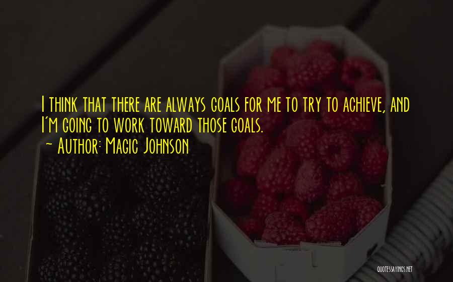Going For Goals Quotes By Magic Johnson