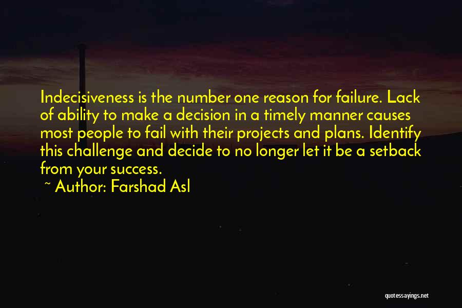 Going From Failure To Success Quotes By Farshad Asl