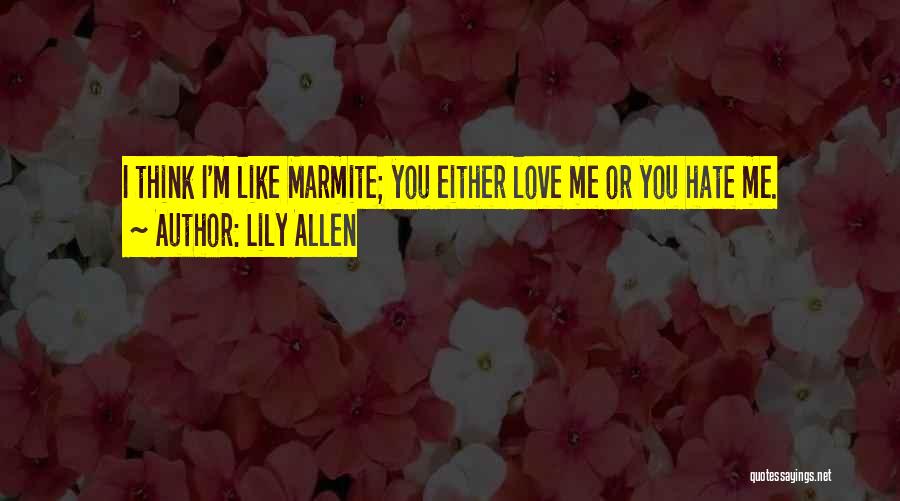 Going From Love To Hate Quotes By Lily Allen