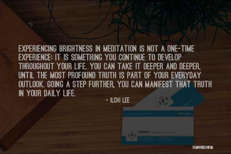 Going Further In Life Quotes By Ilchi Lee