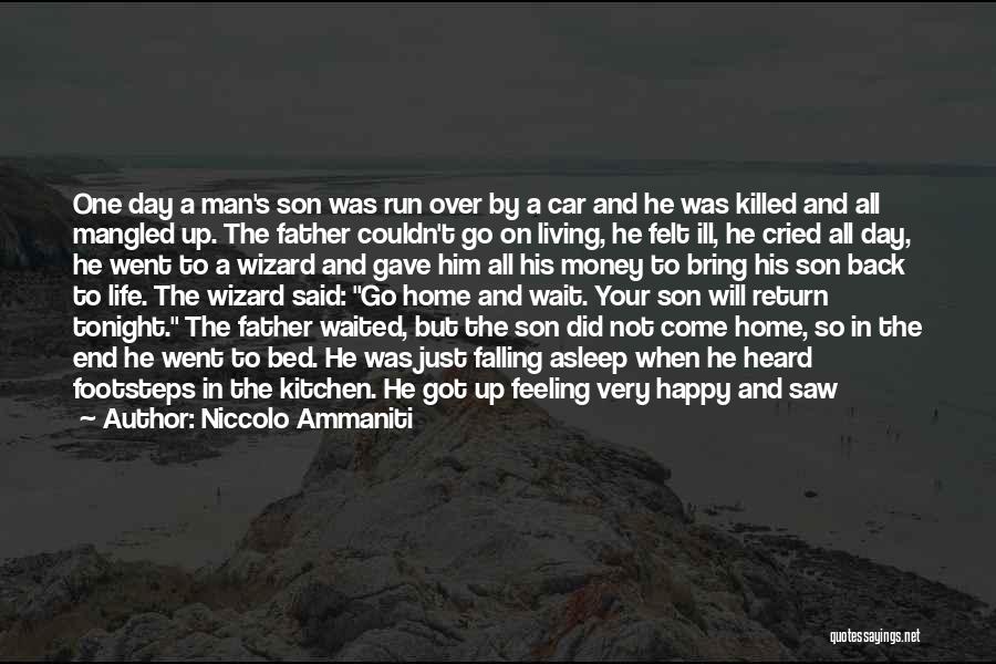 Going Home Feeling Happy Quotes By Niccolo Ammaniti