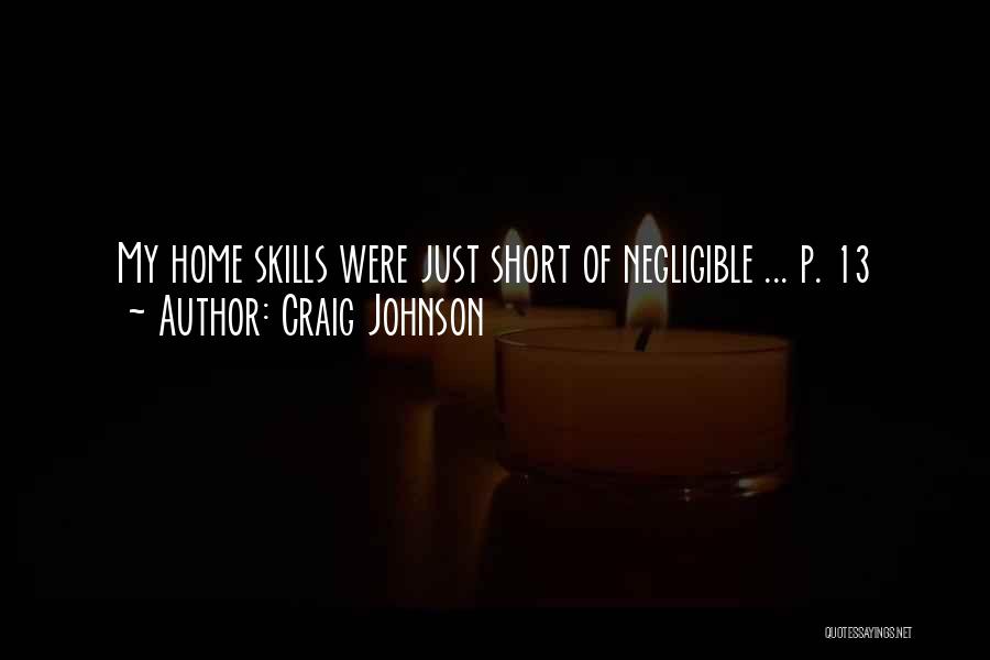 Going Home Short Quotes By Craig Johnson