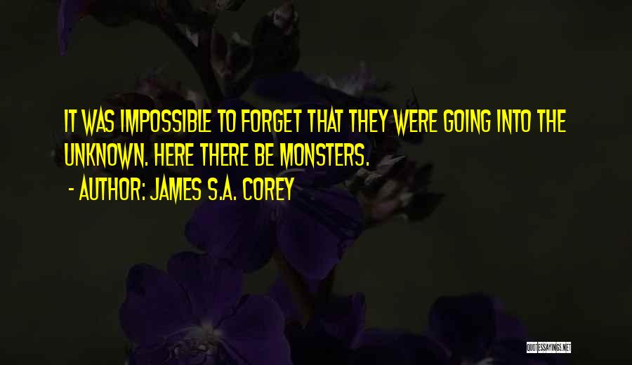 Going Into The Unknown Quotes By James S.A. Corey