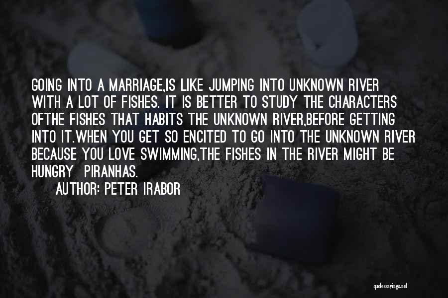 Going Into The Unknown Quotes By Peter Irabor