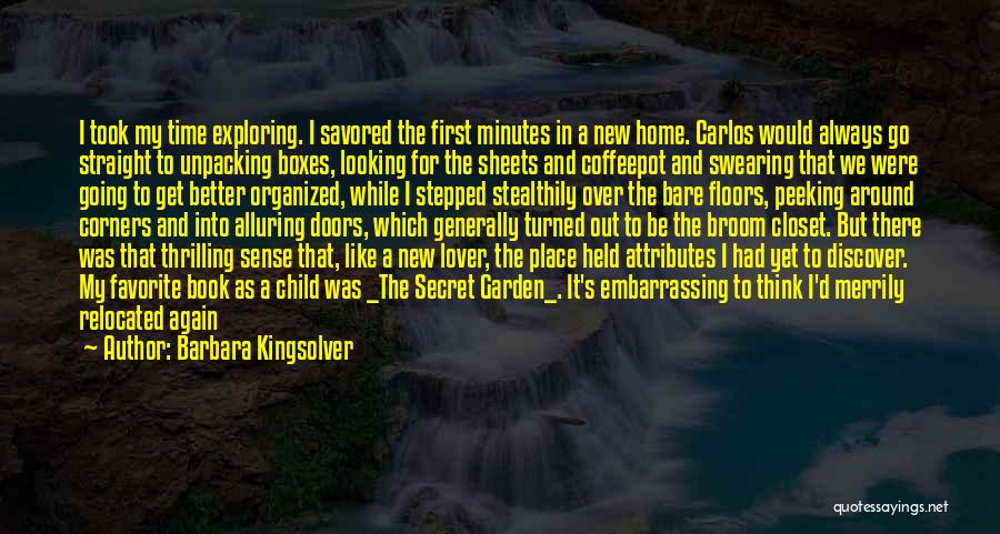 Going New Place Quotes By Barbara Kingsolver