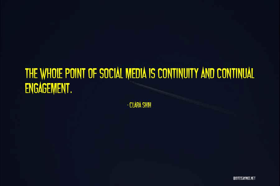 Going Off Social Media Quotes By Clara Shih Going Off Social Media Quotes By Clara Shih