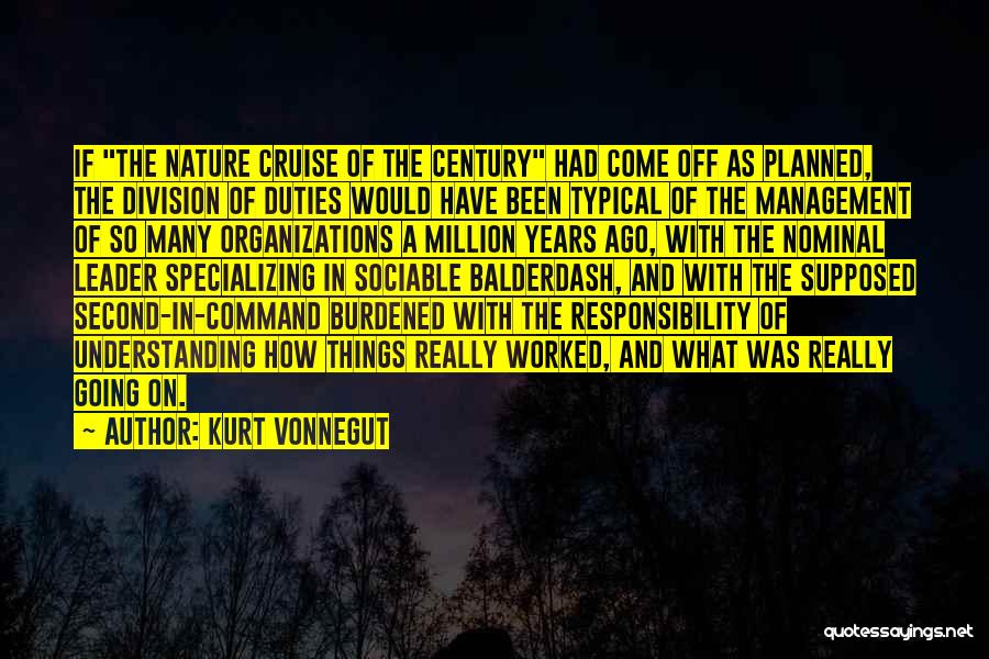 Going On A Cruise Quotes By Kurt Vonnegut