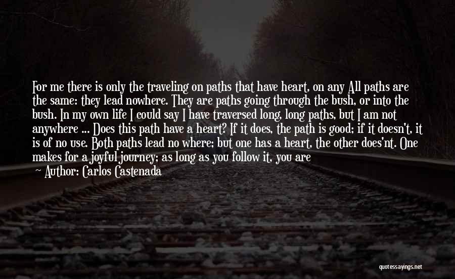 Going On A Journey Quotes By Carlos Castenada