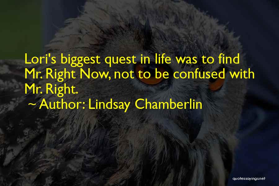Going On A Quest Quotes By Lindsay Chamberlin