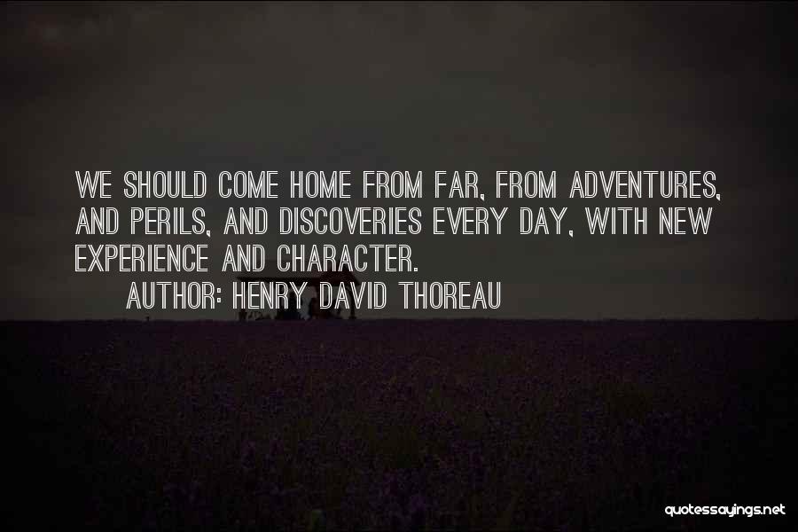 Going On Adventures Quotes By Henry David Thoreau