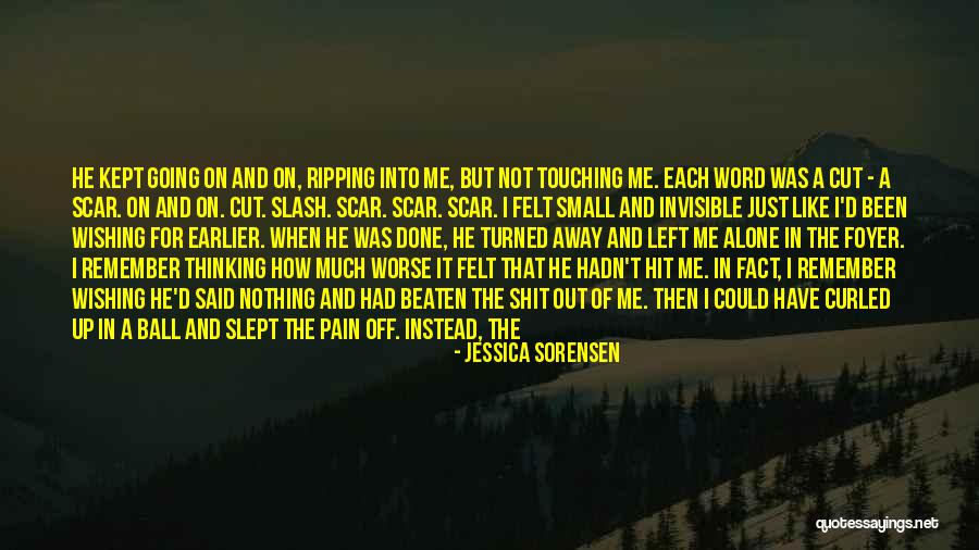 Going On Alone Quotes By Jessica Sorensen