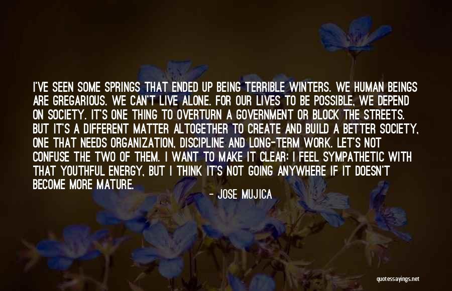 Going On Alone Quotes By Jose Mujica