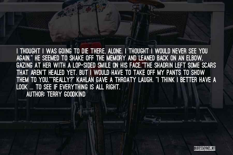 Going On Alone Quotes By Terry Goodkind
